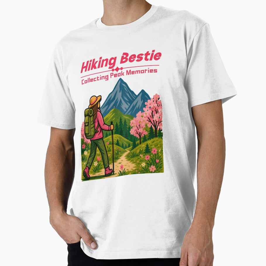Hiking Bestie, Collecting Peak Memories by PrintSparkDesigns