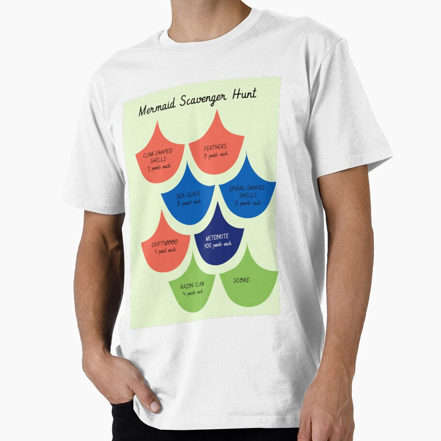 Beach Mermaid Scavenger Hunt in Neutral Colours by SamJanner