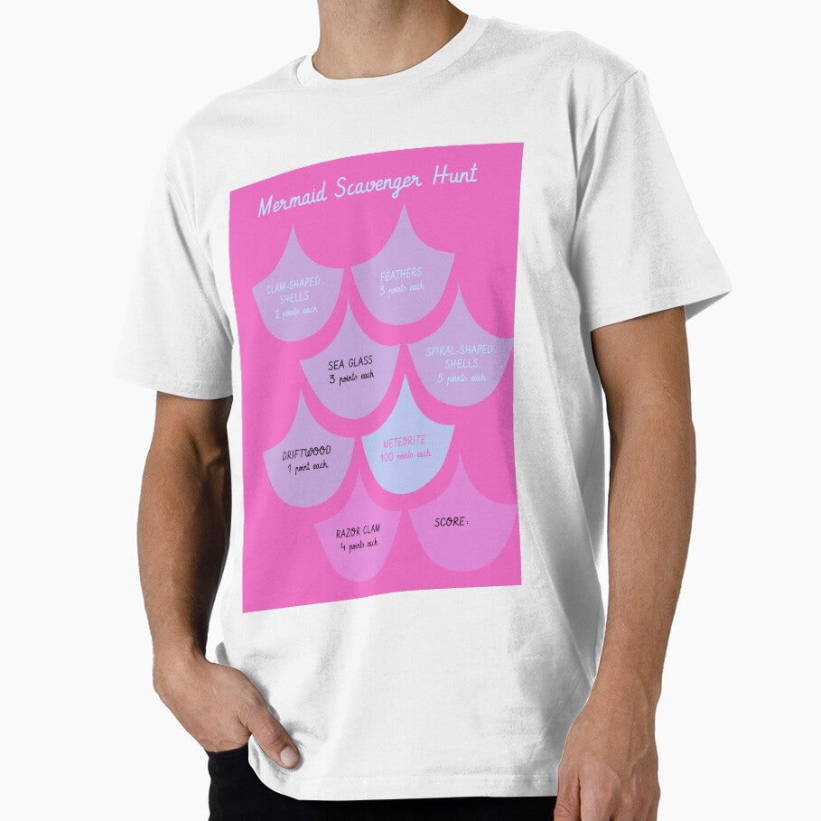 Beach Mermaid Scavenger Hunt in Pink and Purple by SamJanner