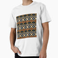 East African Leopard Accent Diamond Stripe Pattern by SandAndChi