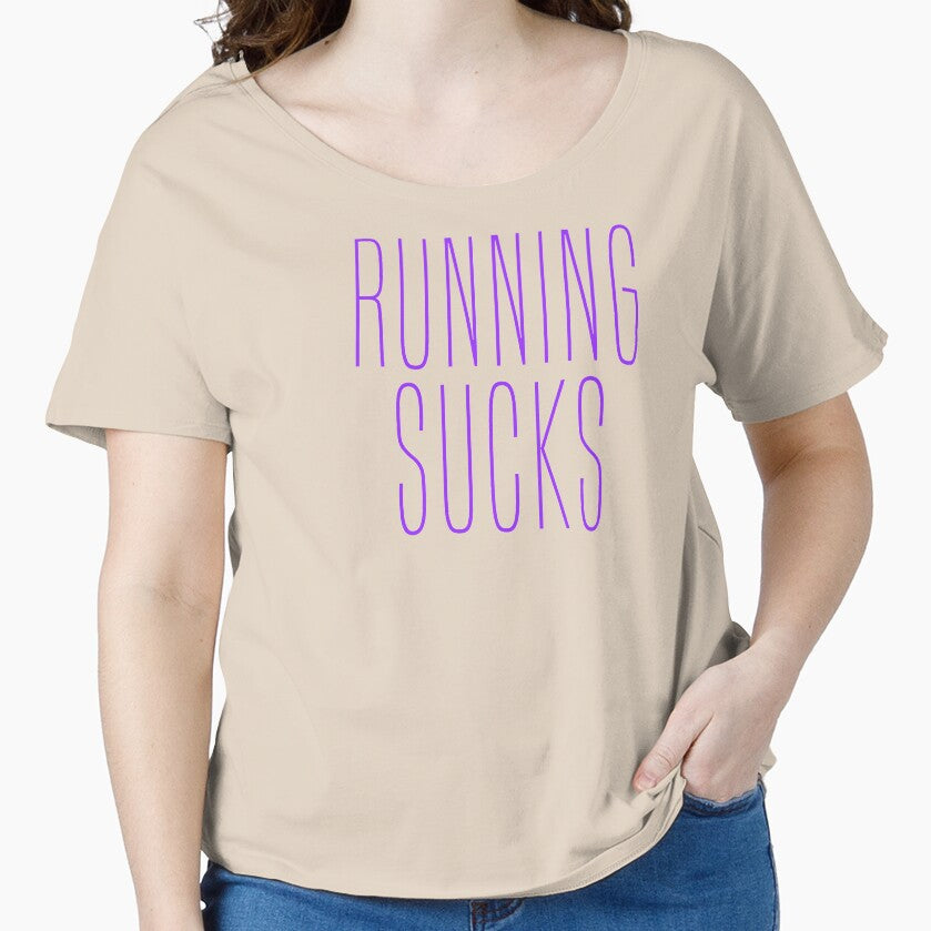 Running Sucks Shirt by trippeh