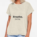 Breathe. Just be. – Minimal Mindfulness Quote by BeaVibes