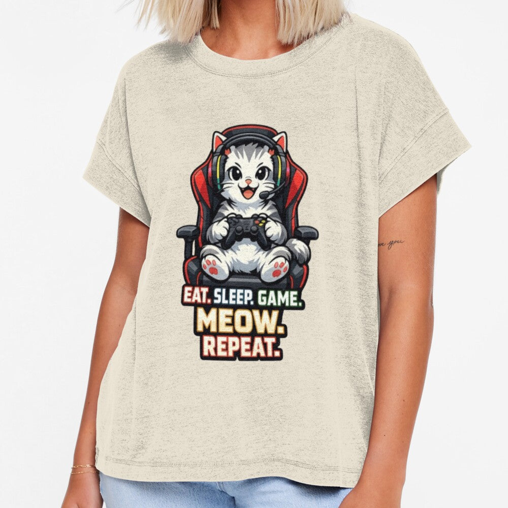 Eat sleep game meow repeat by 1PRINTORA1
