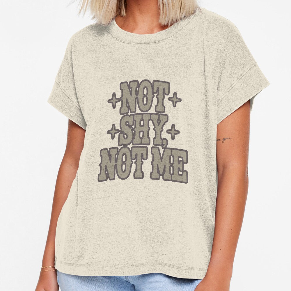 Not Shy Bold Retro Block Typography by Meivelle