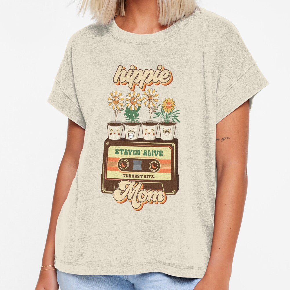 Mothers day plant  lover groovy cassette Retro Funny hippie mom by HomeCoquette