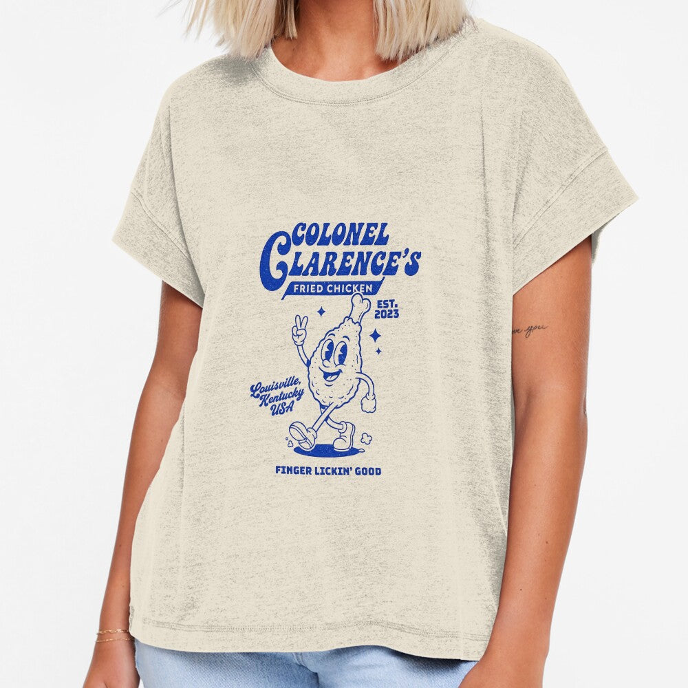 Colonel Clarence's Fried Chicken Retro Mascot Design by HoopeStylee