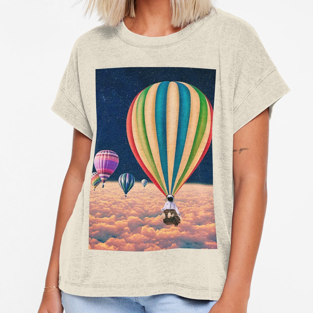 Astronauts Air Balloon Adventure by PopVelvet