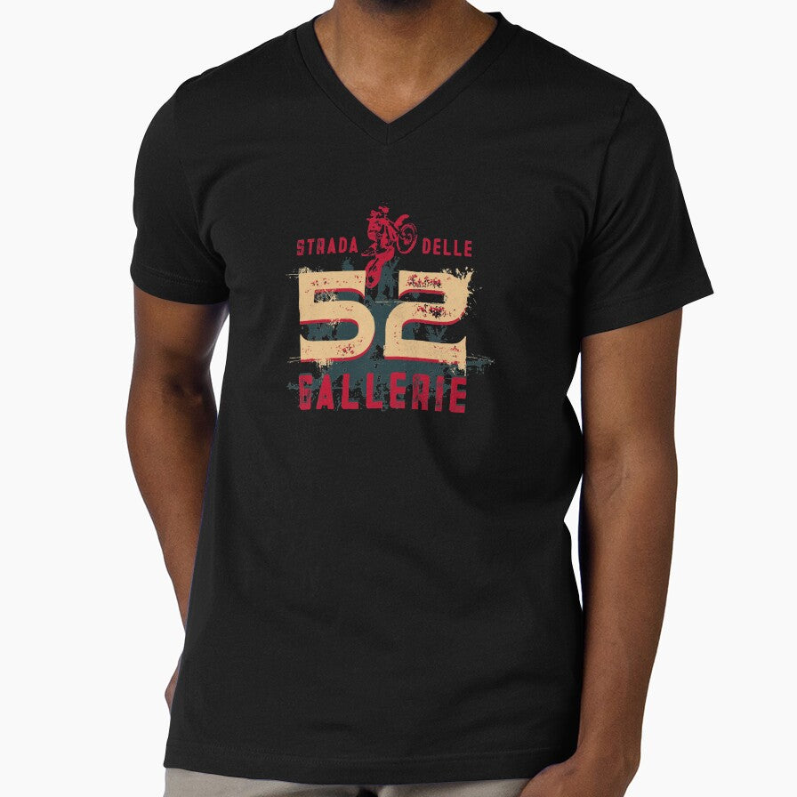 Strada Delle 52 Gallerie 01 Italian Alps T-Shirt + Sticker by ROADTROOPER
