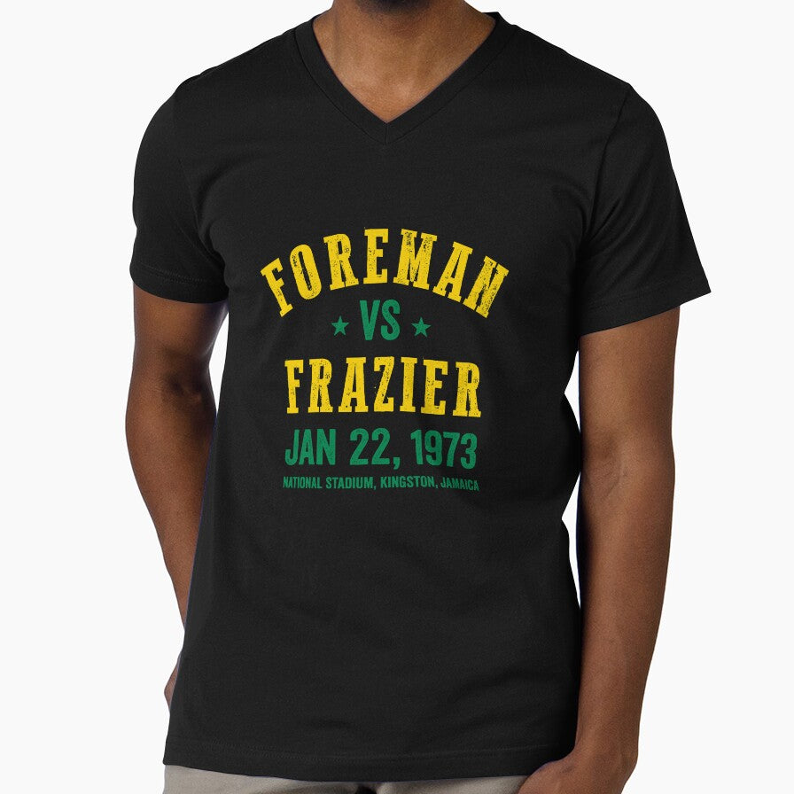 Foreman vs Frazier Boxing T-shirt by TeeMonsters
