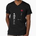 Funny Skeleton Lost Arm Red Balloon Well Shit Dark Humor by haitrieuic96