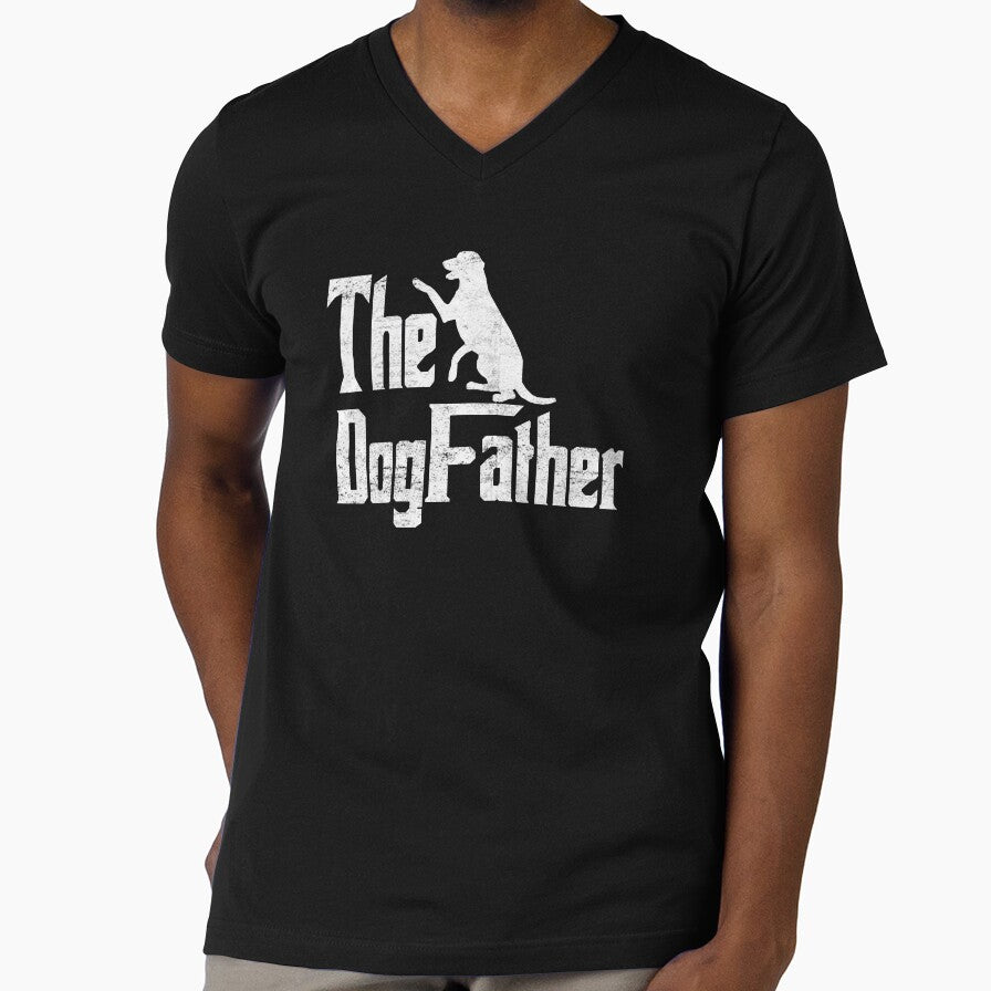 Cool Dog Dad Dog Father Shirt The DogFather - Basset Hound Dog Lover by Simeon	 Dorelus