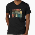 In a world where you can be anything be kind kindness inspirational gifts Peace hand sign by alenaz