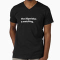 The Algorithm is Watching | Orwellian AI Meme (White text) by STUDIO-72