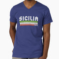 Sicilia Italia - Retro Italy Design by dk80