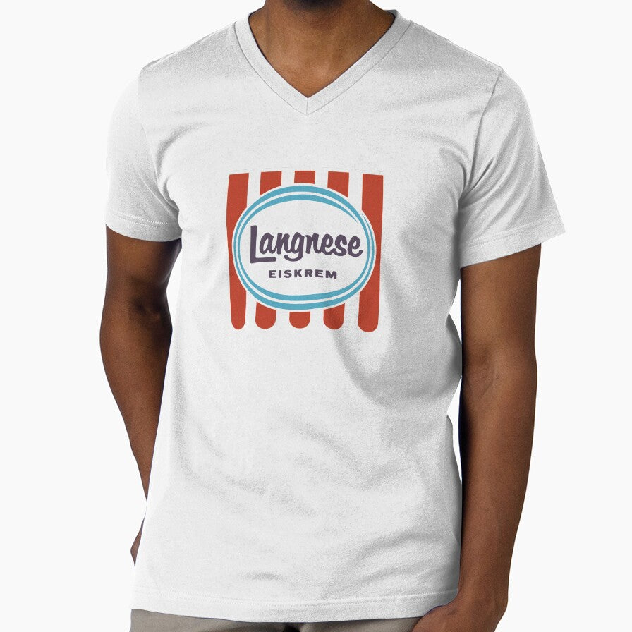 Langnese Ice Cream Logo 1965 – Retro ice cream brand design in a vintage look by Alpha Stag