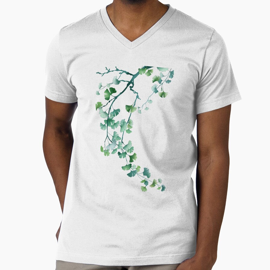 Ginkgo branch green by xiao xuans