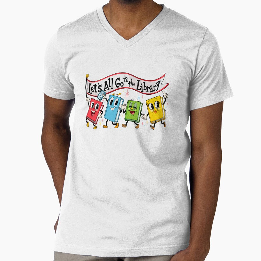 Lets All Go to the Library ~ Marching Books by ctkrstudio