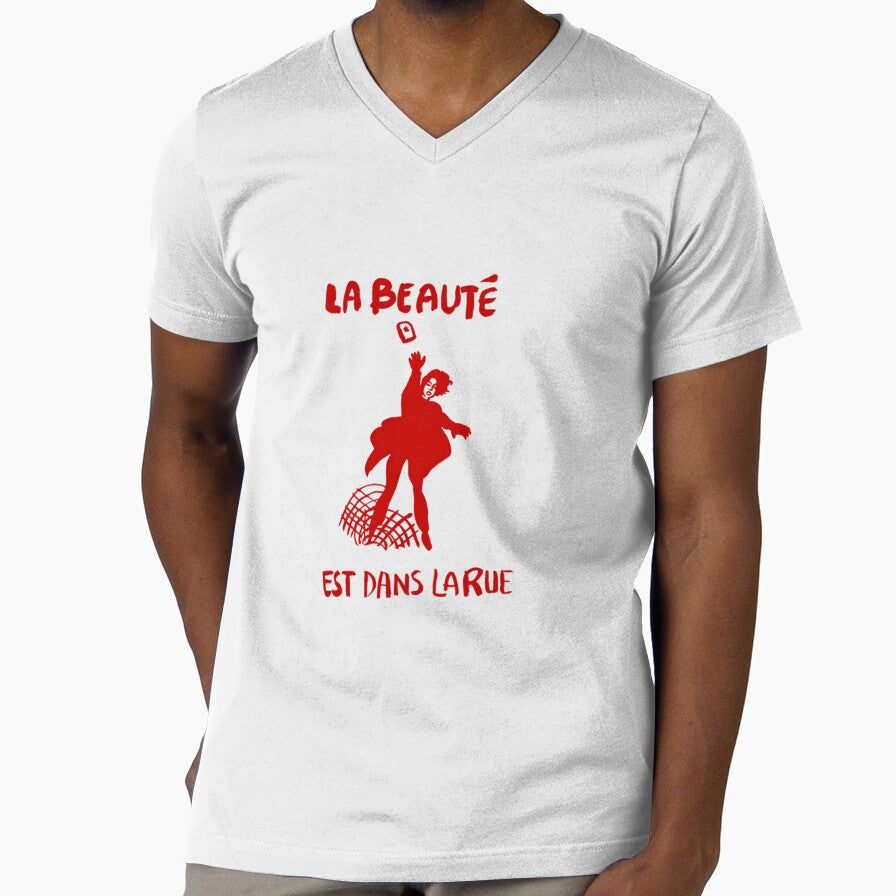 Paris Revolt, Mai 68 &x27;LA BEAUTE EST DANS LA RUE&x27; The Original Thrown iPhone in Red Class by moodinchiawaz