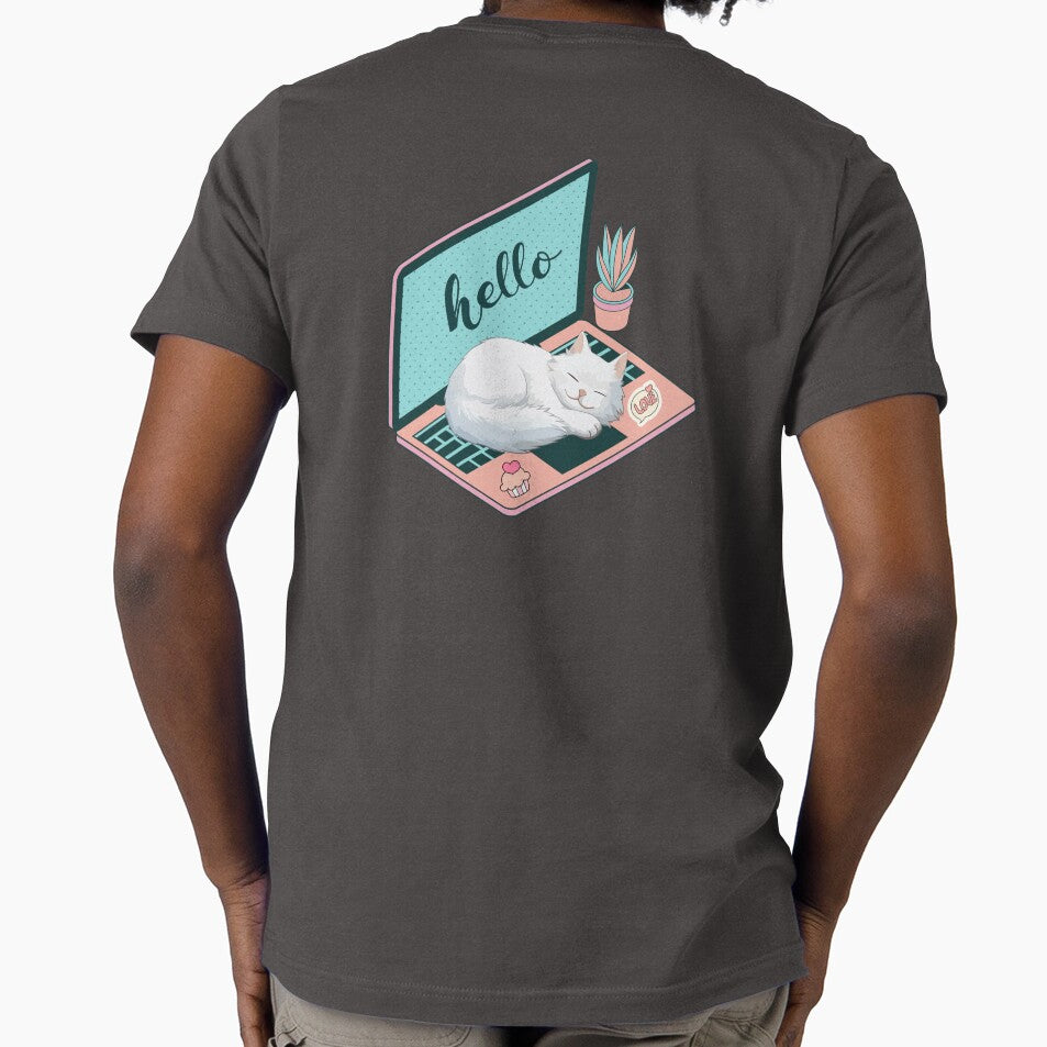 Hello white cat by BritishDelights