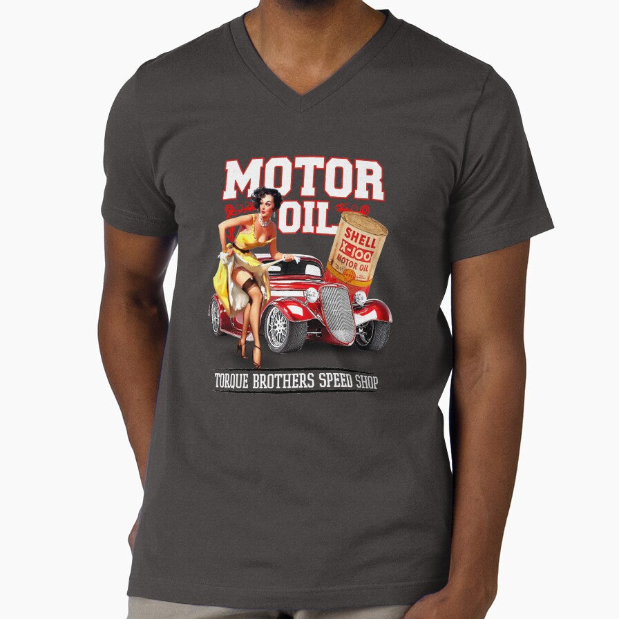 Motor Oil PinUp by LeoZitro